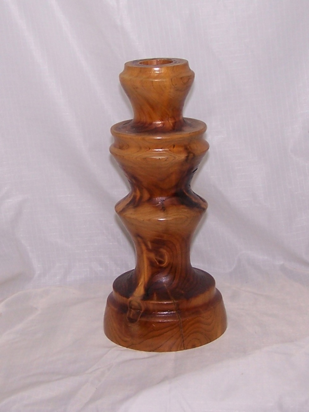 Wood Candle Holder